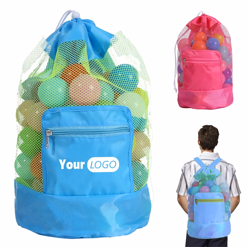 Polyester Shoulder Storage Beach Bag