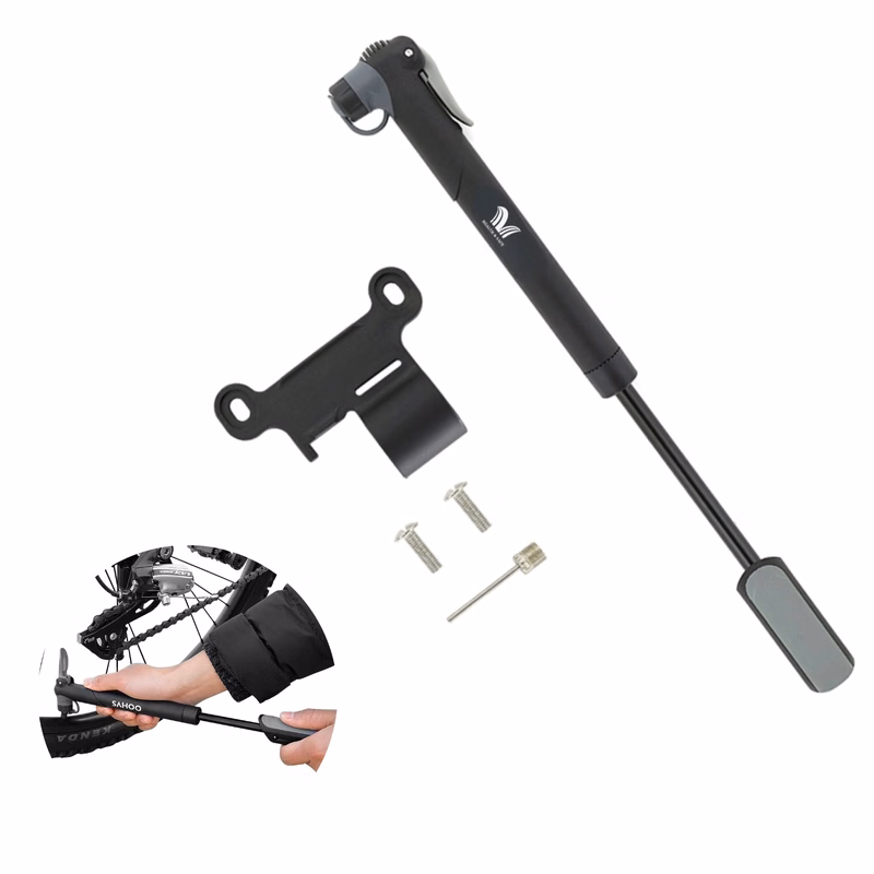 Us-French Mouth Universal Inflator With Pressure Gauge