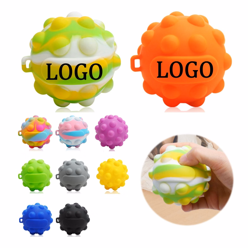 3D Silicone Fidget Pop Ball