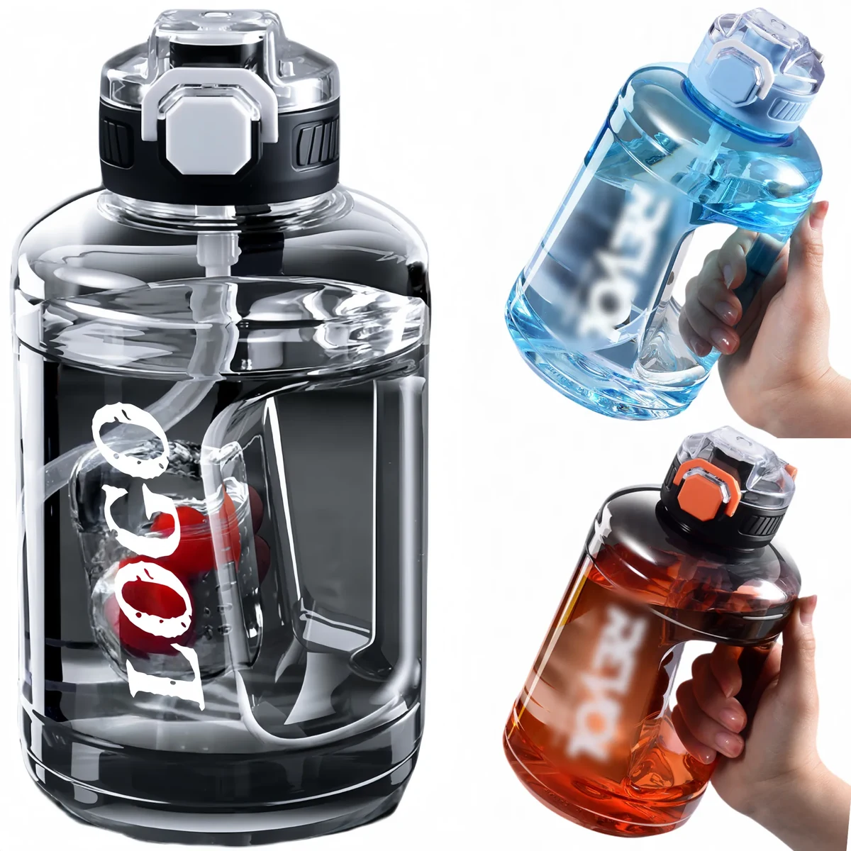 Large - capacity Sports Fitness Water Bottle 1
