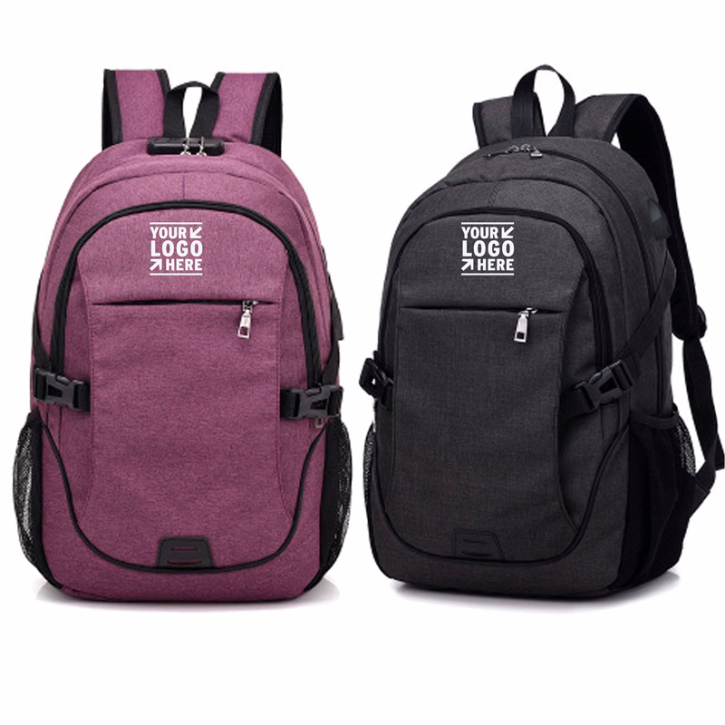 School Computer Bookbag Packbag Backpack with USB Charging Port