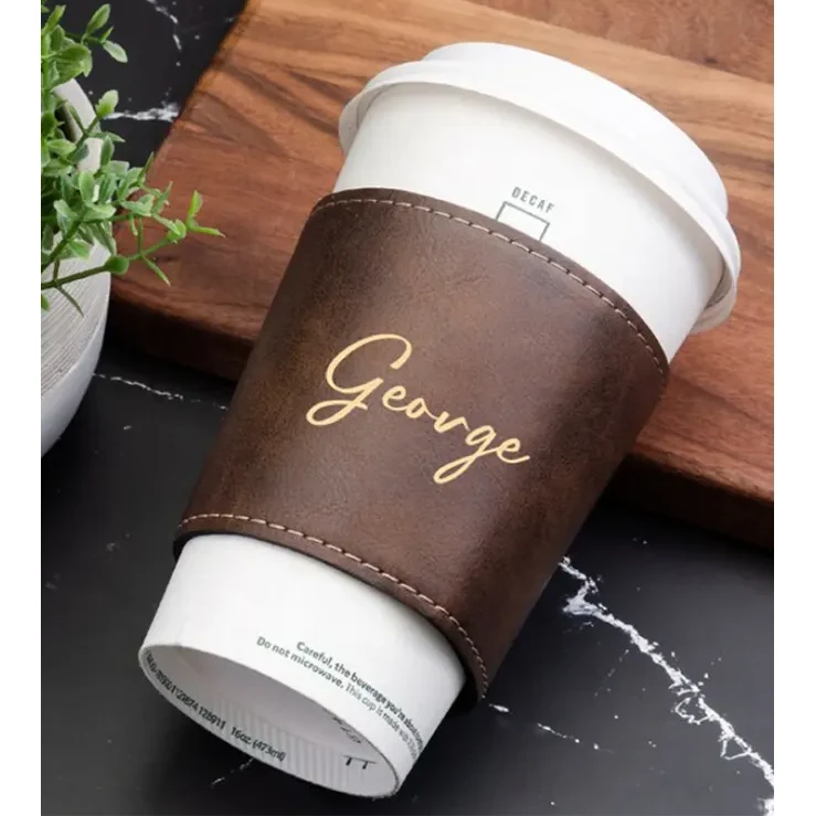 Customizable Insulated Leatherette Sleeve 1