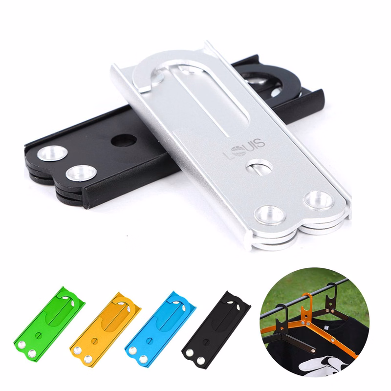 Compact Aluminum Folding Clothes Rack