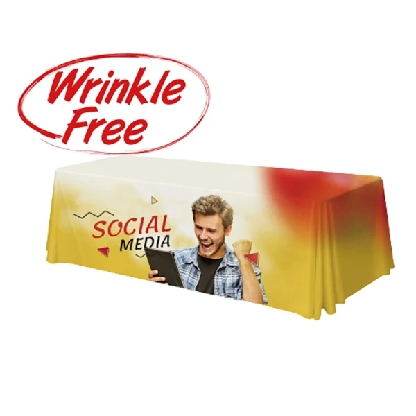 Wrinkle Free 8Ft Table Cover 1