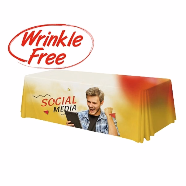 Wrinkle Free 8Ft Table Cover