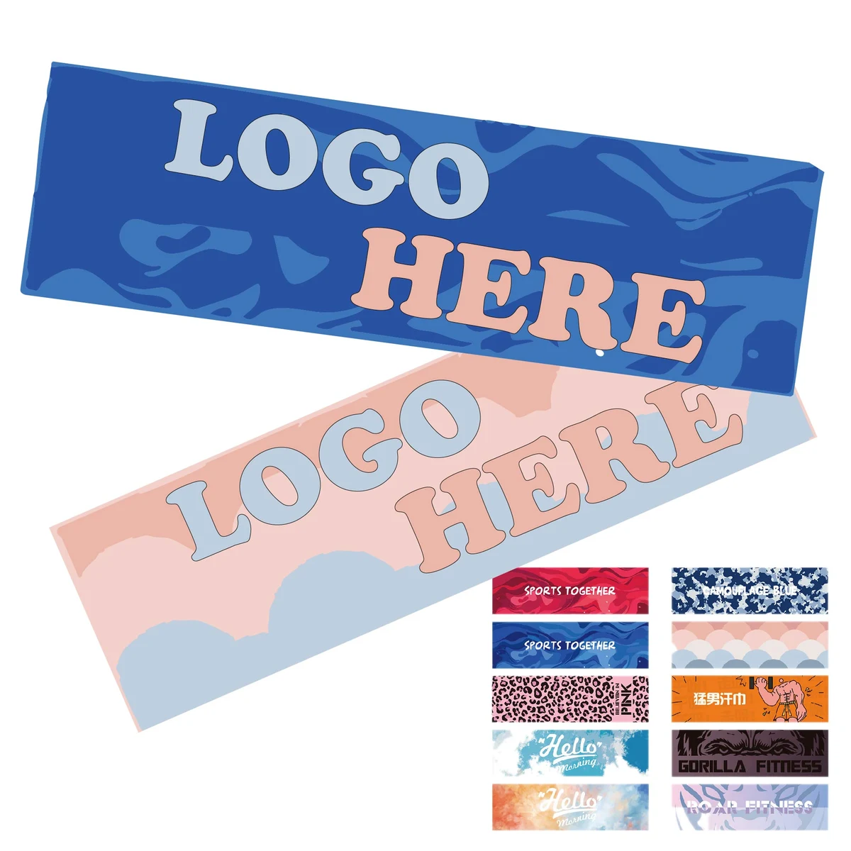 Full Color Recycled Cooling Sport Towel 1
