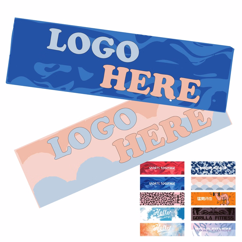 Full Color Recycled Cooling Sport Towel