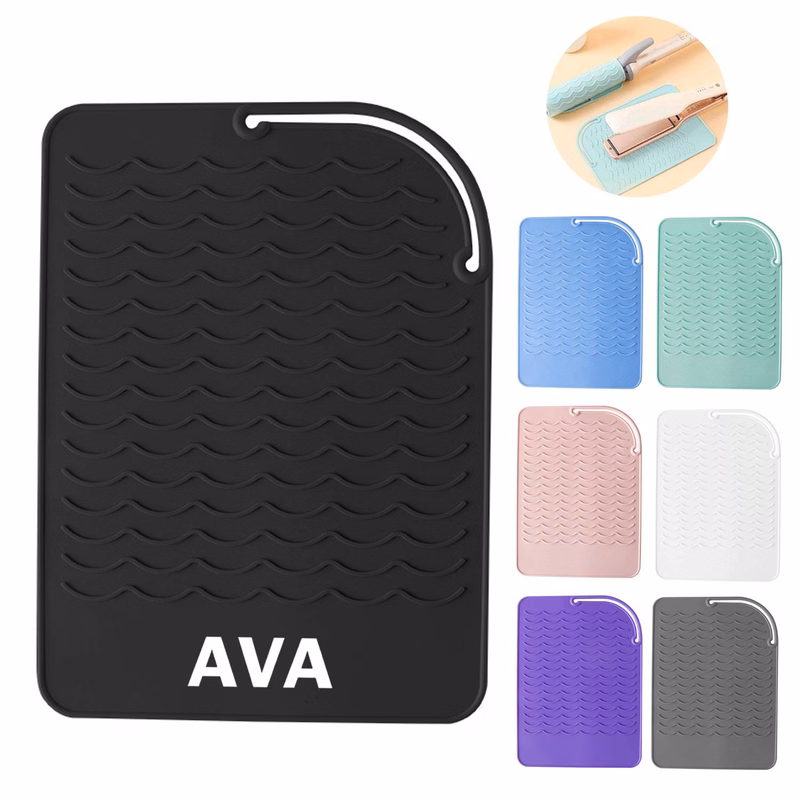 Silicone Mat Hair Straightener Iron Heat Pad