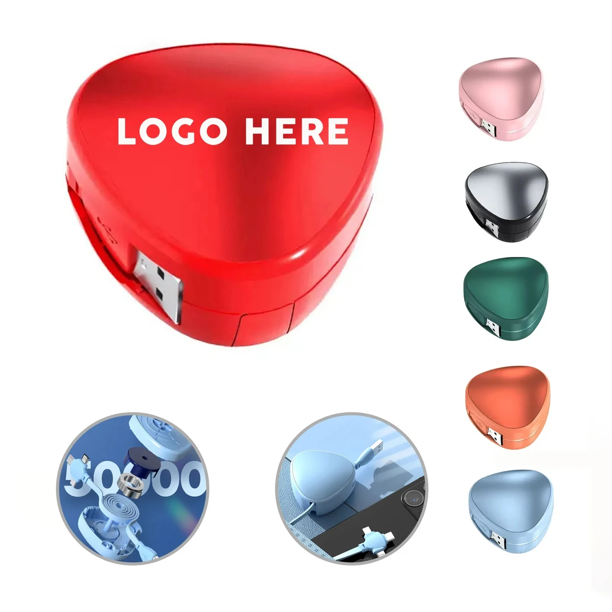 3 in 1 fast charging retractable data cable 1