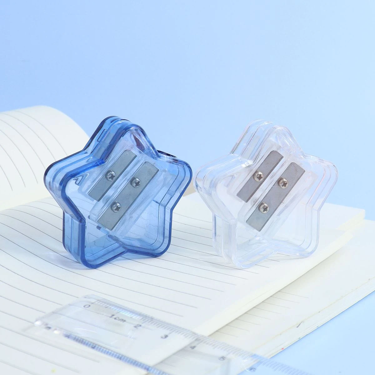 Five Sstar Shape Pencil Sharpener Dual Hole 1