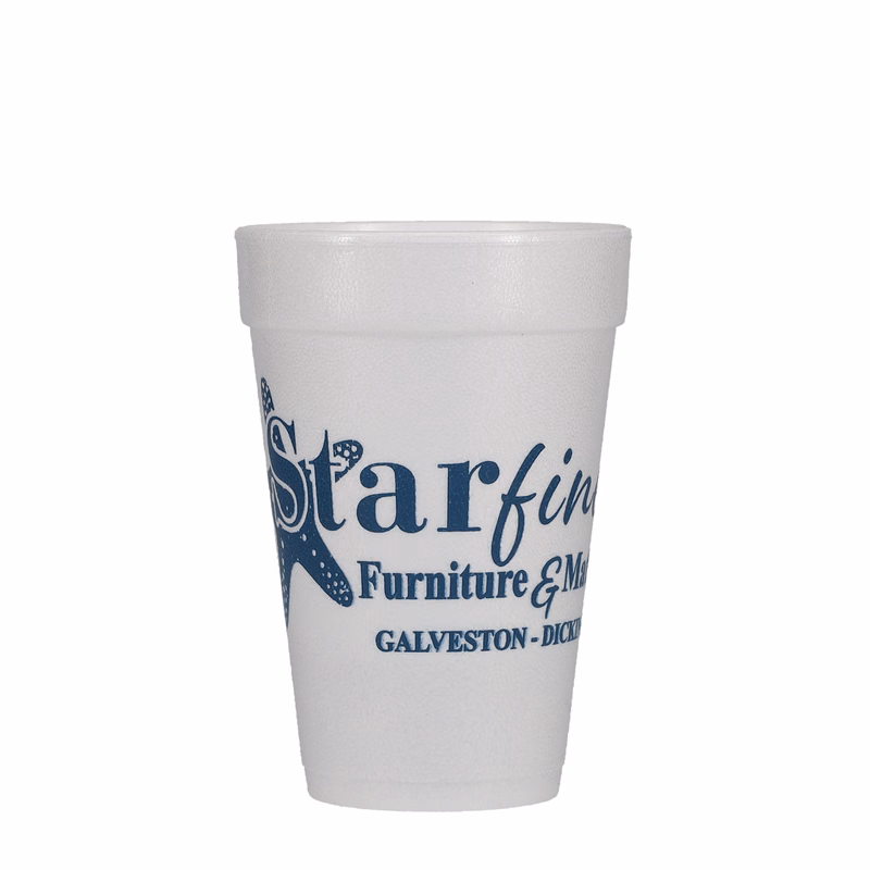 16 oz Foam Cup White Hi-Speed
