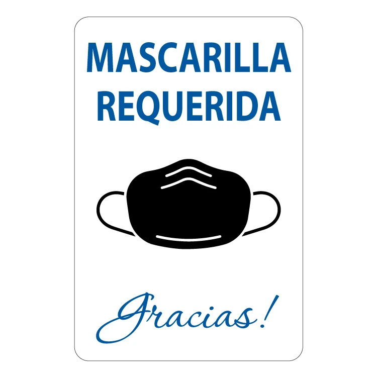 Mask Required Sign Spanish 1