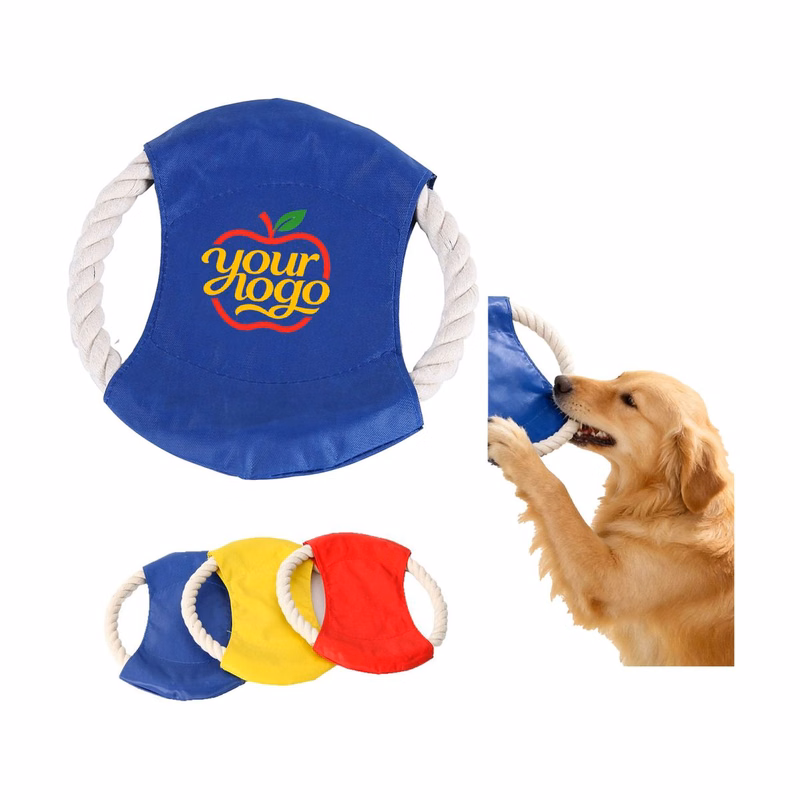 Customizable Pet Cotton Rope Flying Disc for Interactive Play