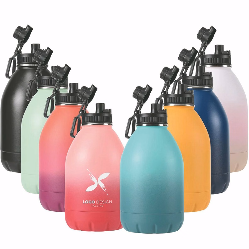 64oz Insulated Water Bottles | Stainless Steel for Hot & Cold Drinks | Double Vacuum Walled Gym