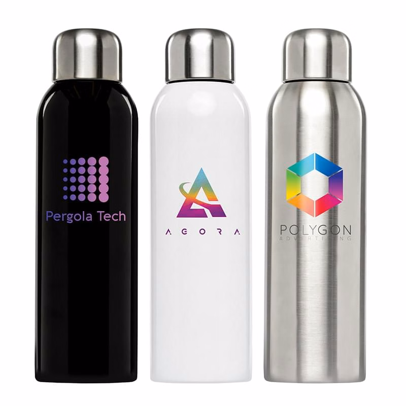 26 oz Stainless Steel Bottle with Cap- Full Color