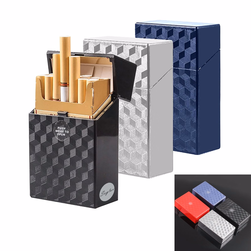 Push Button Cigarette Case