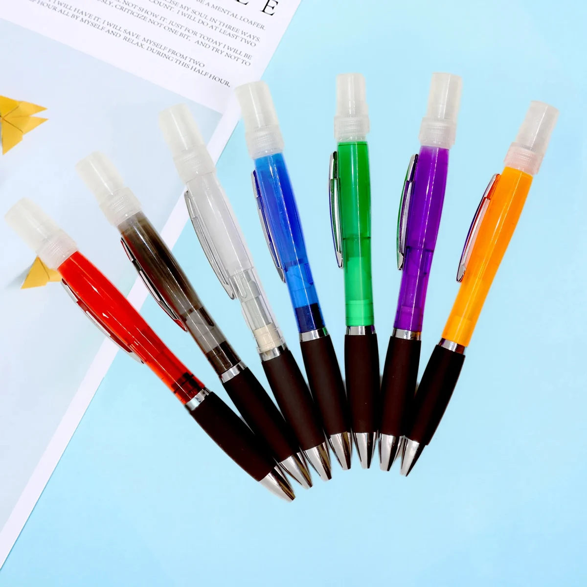 Spray Plastic Ballpoint Pens 1