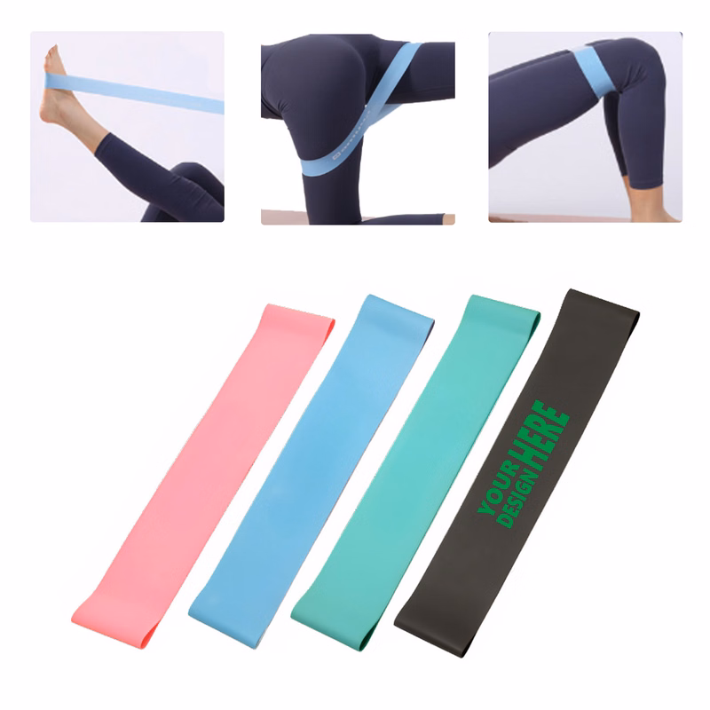 MOQ50 Custom Yoga Latex Resistance Band for Workouts