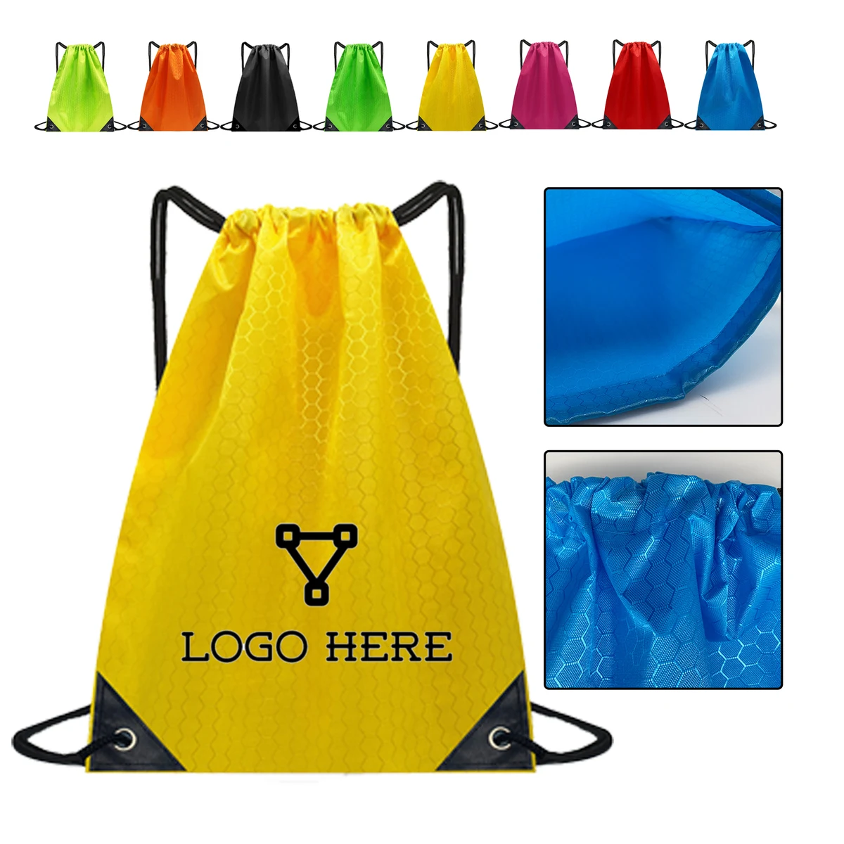 Lightweight Outdoor Drawstring Backpack 1