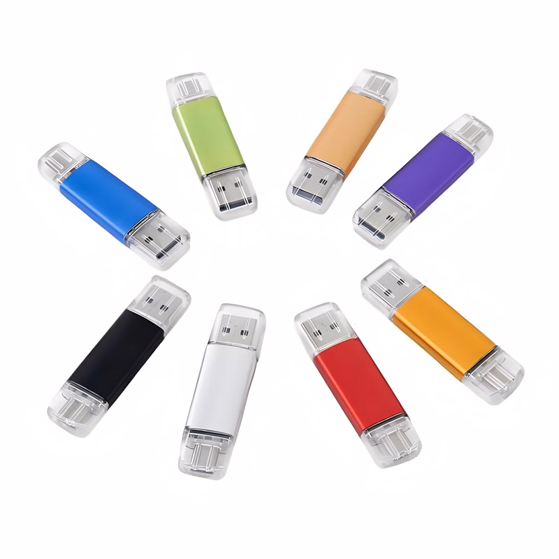 Metal 2 In 1 OTG USB Flash Drive (16GB)