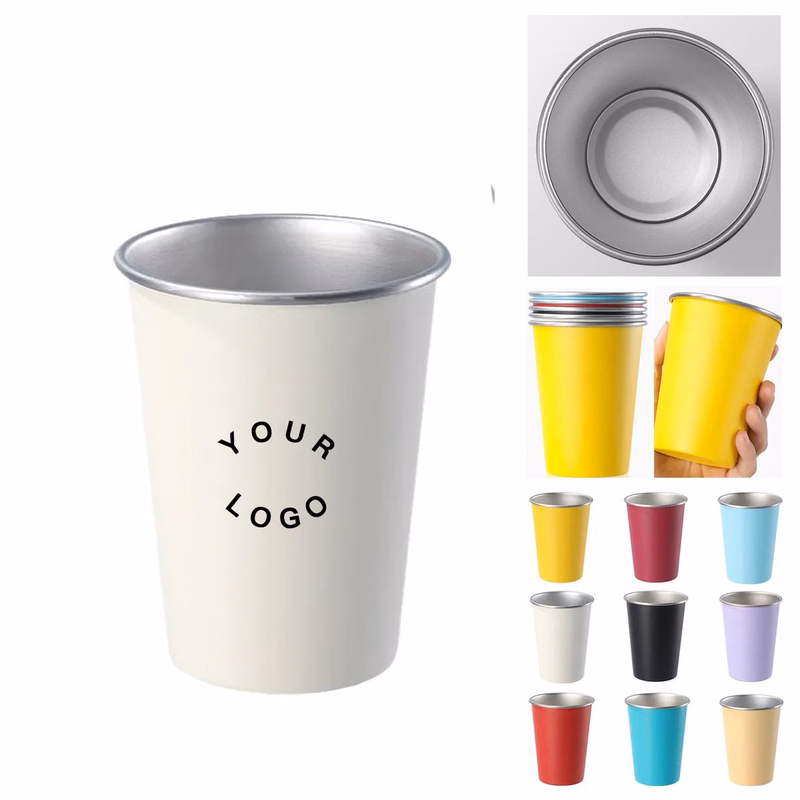 Durable 16oz Single Wall Stainless Drink Cup
