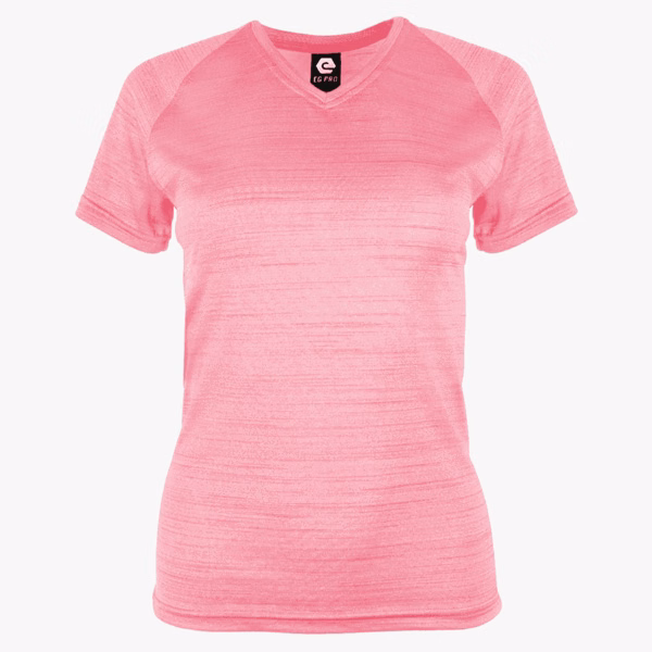 #G122 / Defender Heather Women's V-Neck Tee