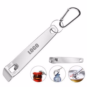 Portable Mini Bottle Shaped Opener With Carabiner