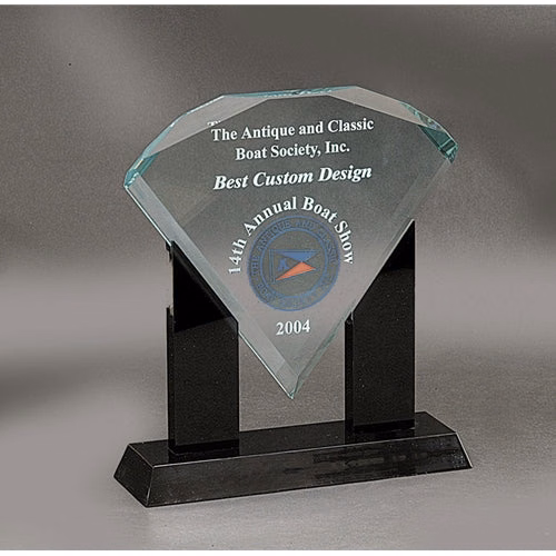 Acrylic Diamond Award On Base