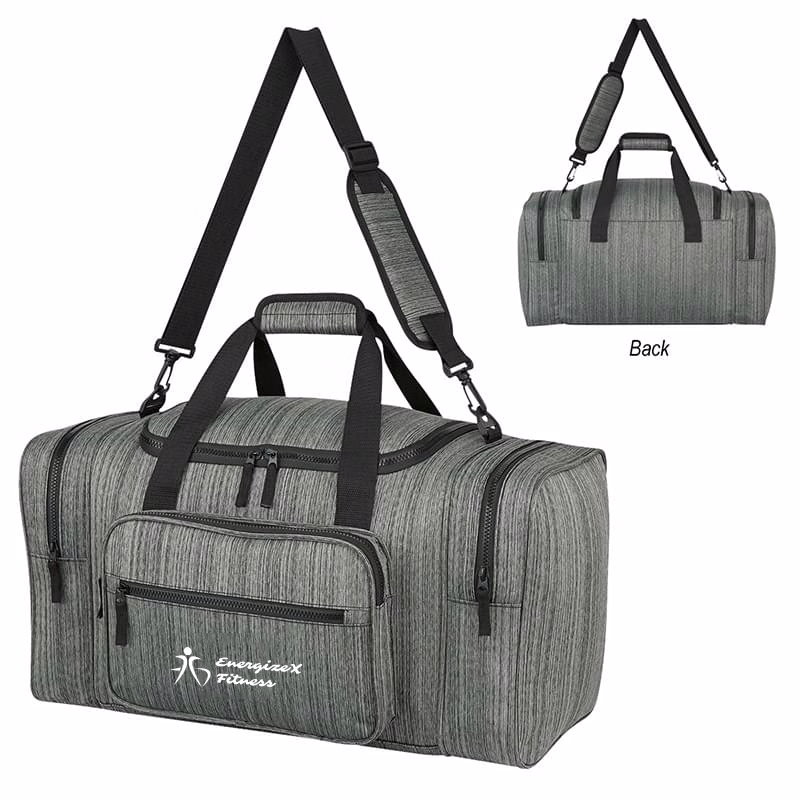 Heathered Duffel Storage Bag
