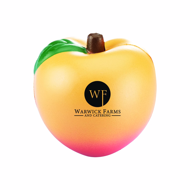 Peach Shape Stress Ball