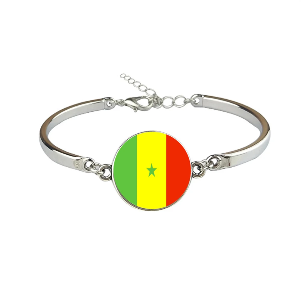 Qatar World Cup National Flag Gemstone Bracelet 1