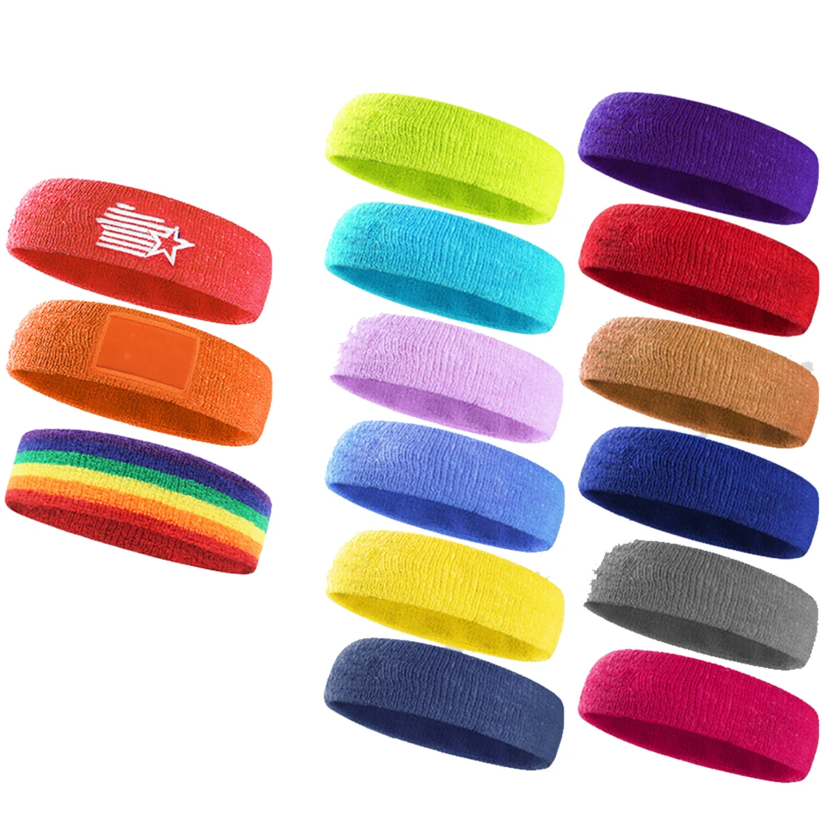 Stretch Hair Band Head Sweatband 1