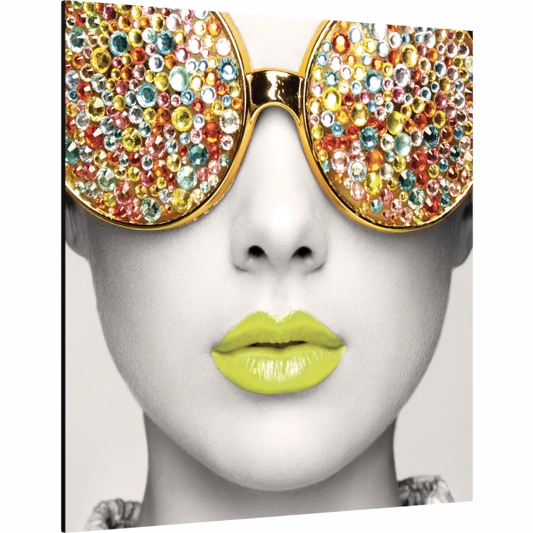 Vector Frame Edge Square S-03 Fabric Poster Display