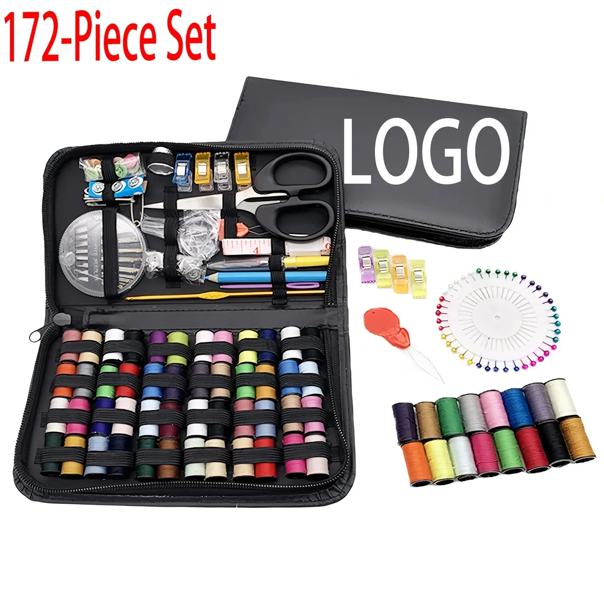 Compact Travel Sewing Kit with Repair Tools 1