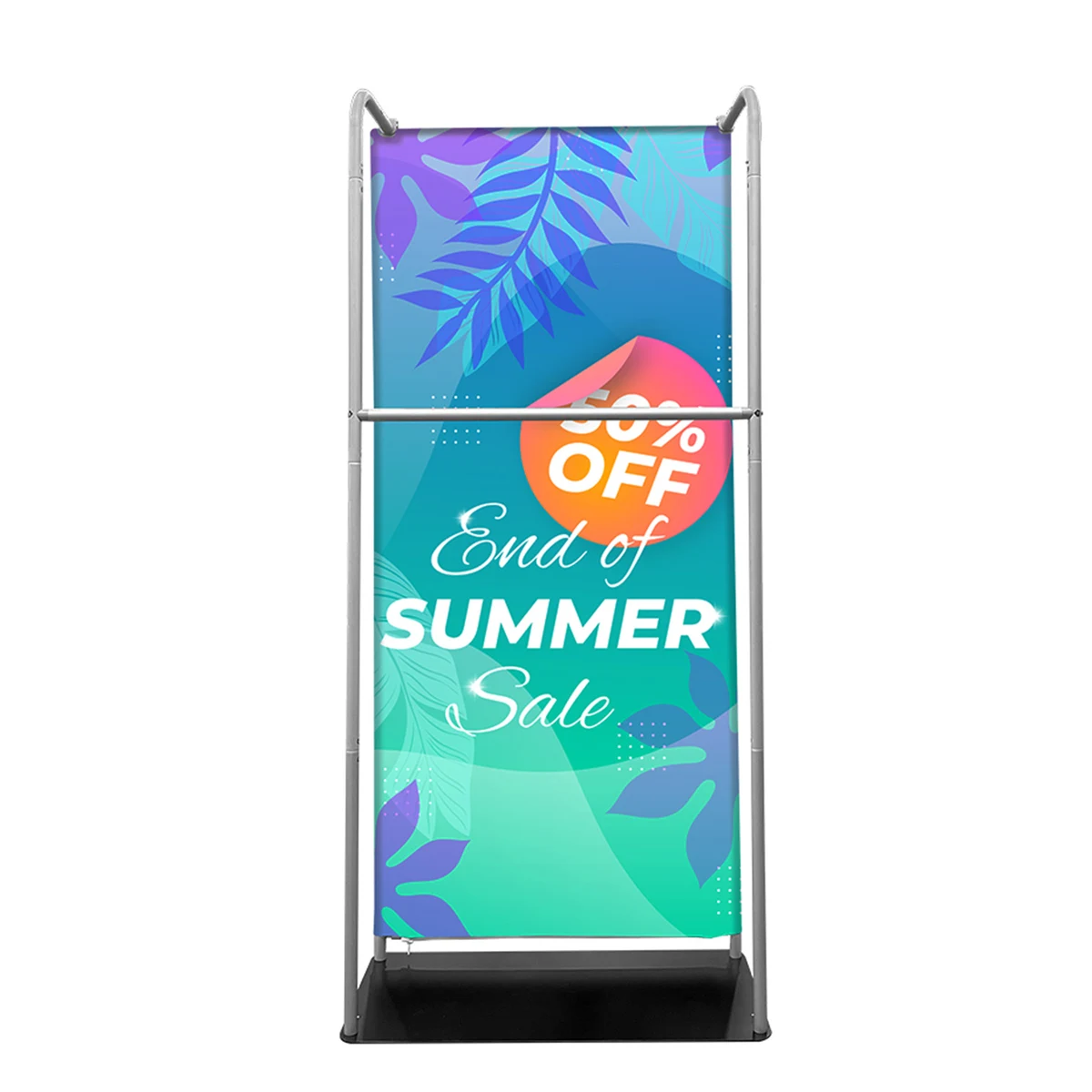 Straight Display w/Hanger Rail- 40"w x 89"h -Two Side Imprint - FABRIC ONLY 1