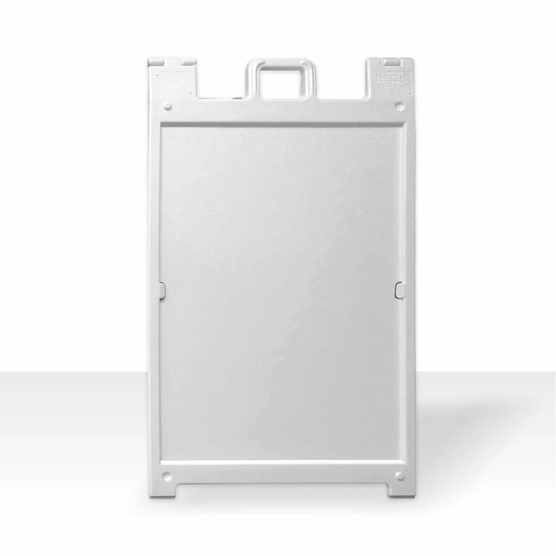 26.8" x 42.5" Plastic A Frame - White