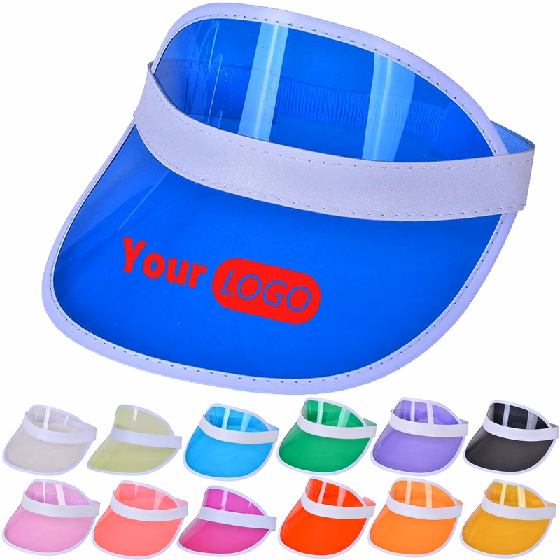 Clear PVC Sun Visor Hats