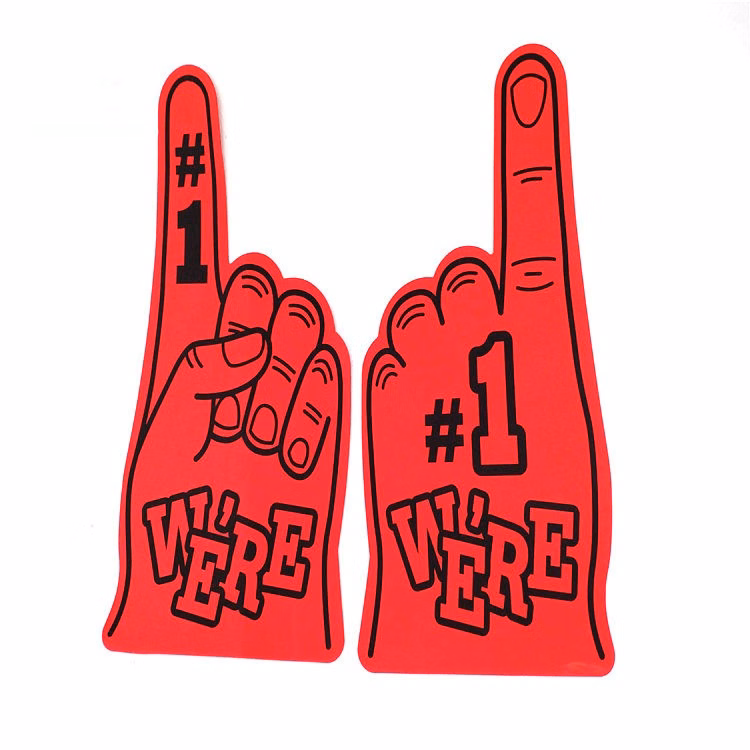 Jumbo Foam Finger Cheer Gloves