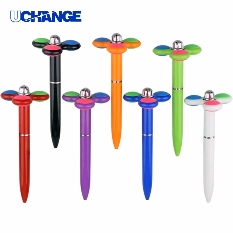 Fingertip Gyro Ballpoint Pen Fidget Writing Tool for Office & Stress Relief
