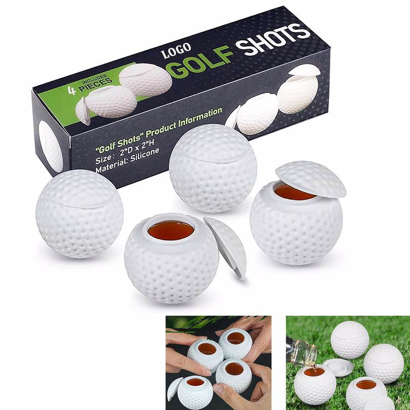 Golf Ball Shaped Wine Glass with Lid