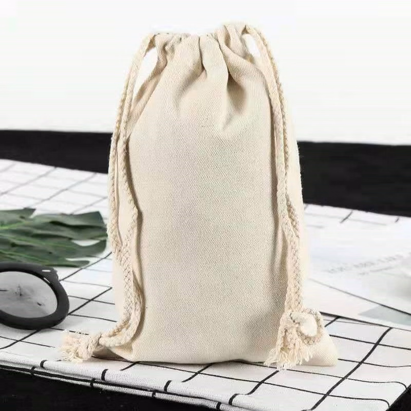 Draw a string to hold a cotton bag
