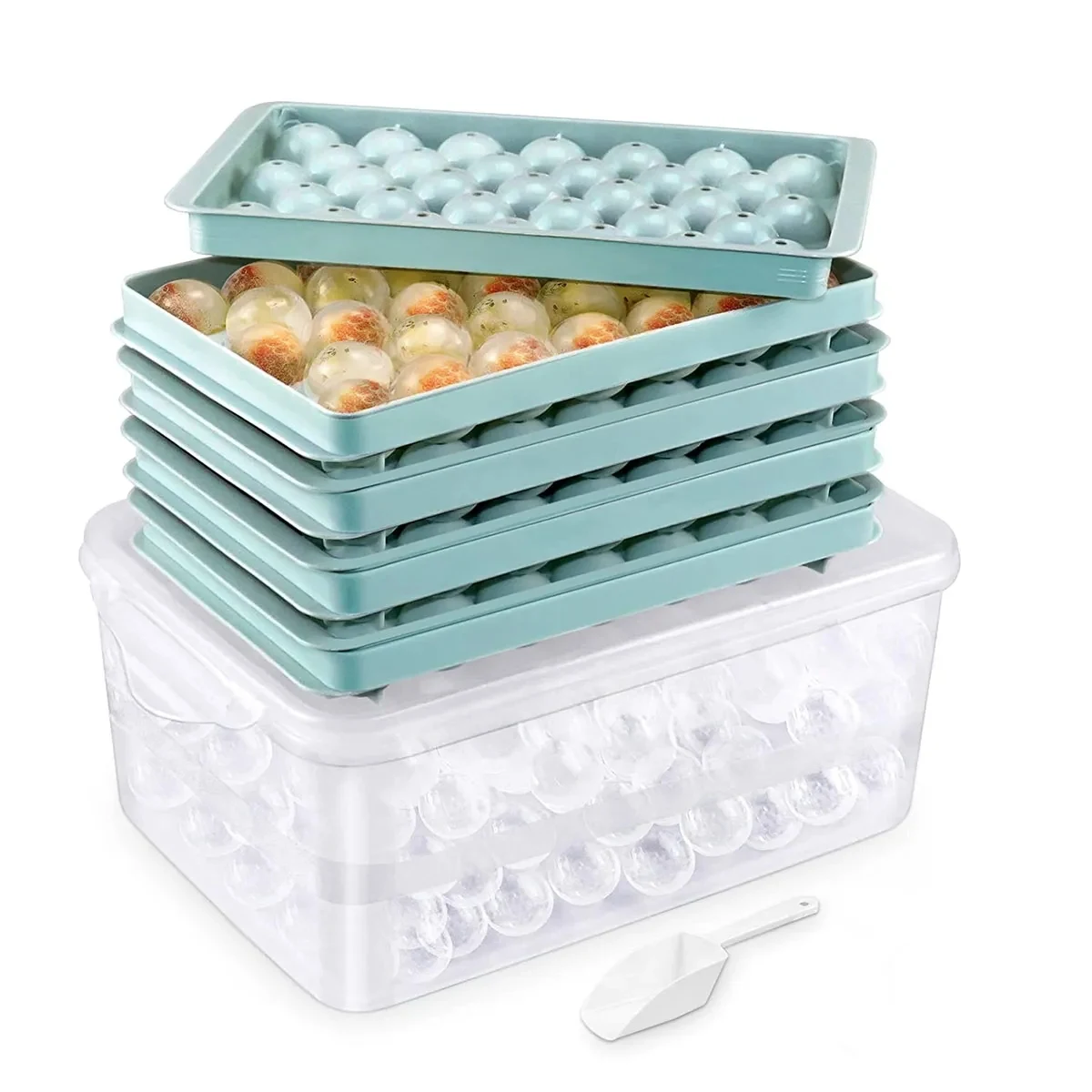 Round Ice Cube Tray- 33X2 PCS 1