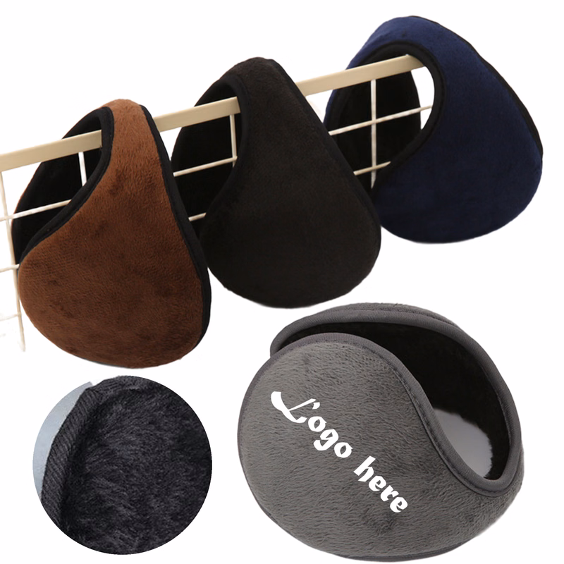 Foldable Plush Earmuffs for Cold Weather Protection