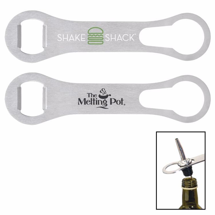 Dog Bone Bottle Opener w/Pour Spout Remover