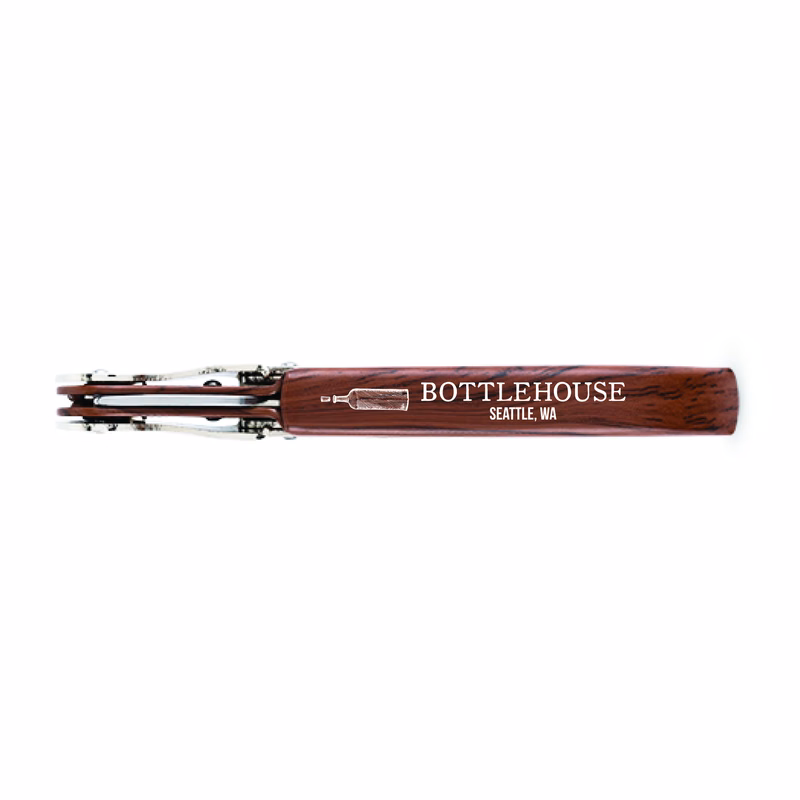 Truetap™: Riveted Wood Double Hinge Corkscrew
