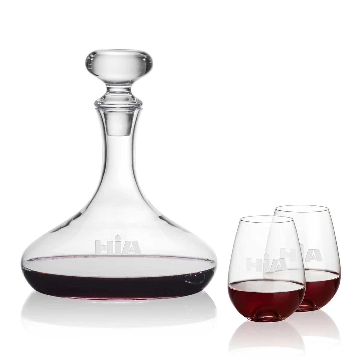 Stratford Decanter & Edderton Stemless Wine 1