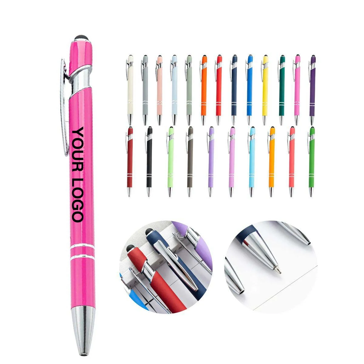Stylus Pen with Smooth Writing Ballpoint Ink 1