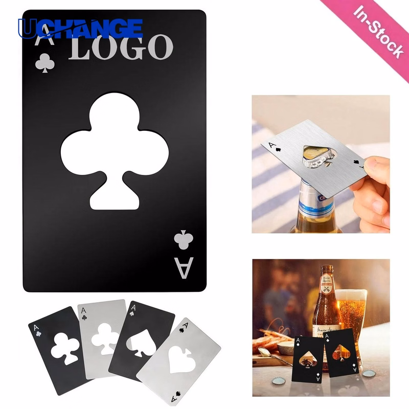 Poker Bottle Opener for Game Nights & Casino-Themed Events