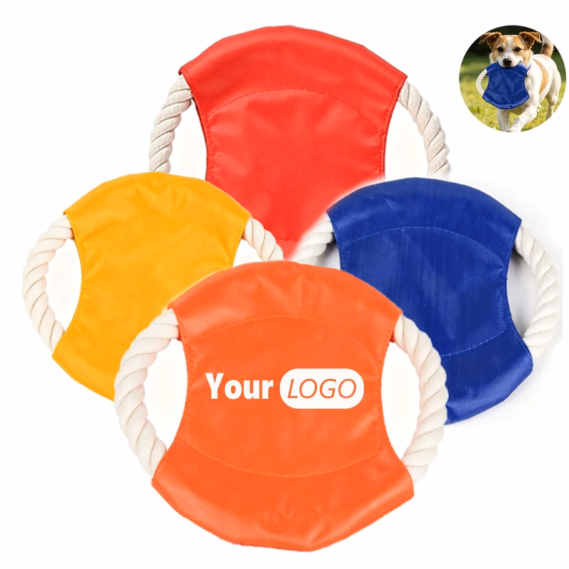 Plain Cotton Rope Ring Puppy Play Toy