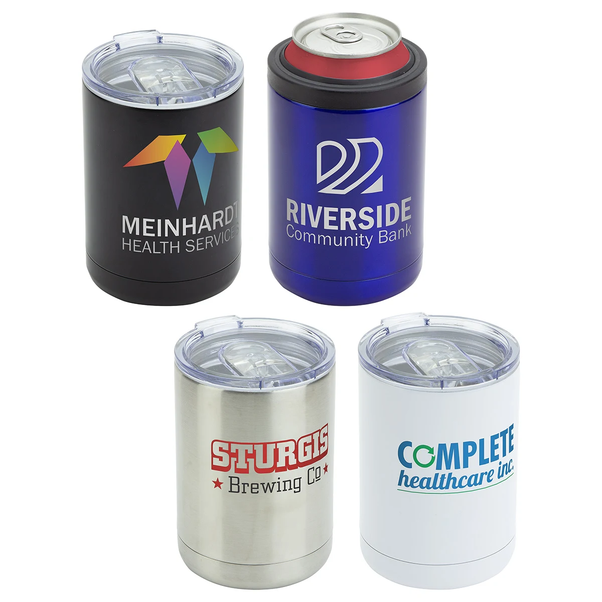 Coventry 12 oz Vacuum Insulated Stainless Steel Tumbler + Can Cooler 1